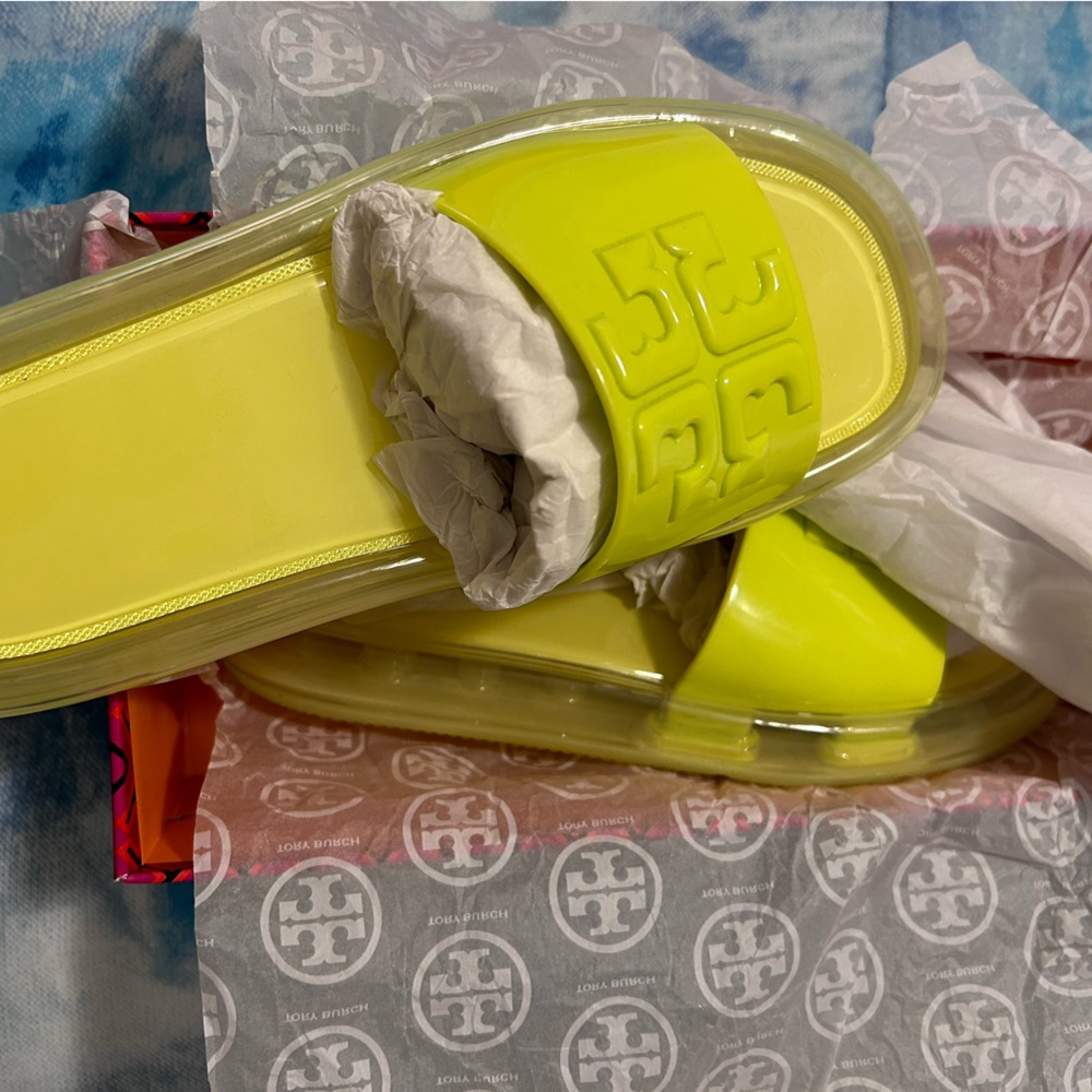 Blazing Yellow Tory Burch Slides